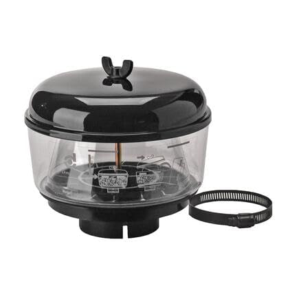 Donaldson H001249 Montaje Prelimpiador de Admisión de Aire para Motor 6.17 Pulgadas Altura Negro