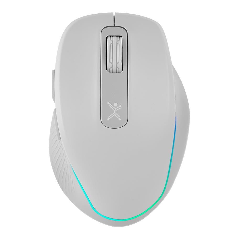 PERFECTCHOICE Mouse Inalámbrico Recargable Click Silencioso Lumiere Pro