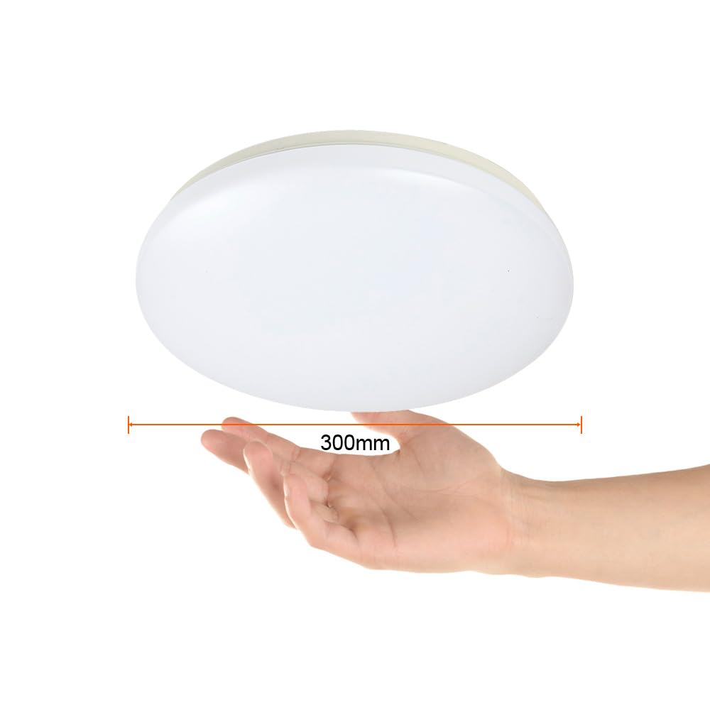 Tecnolite - Lámpara Plafón LED Techo 16 W, Luz de Día, Interiores, No atenuable, LED integrado