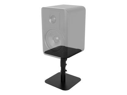 Monoprice - Soportes de Altavoz Independientes de computadora Ajustables con gestión de Cables, para estanterías Medianas/Grandes Altavoces de Monitor de Estudio