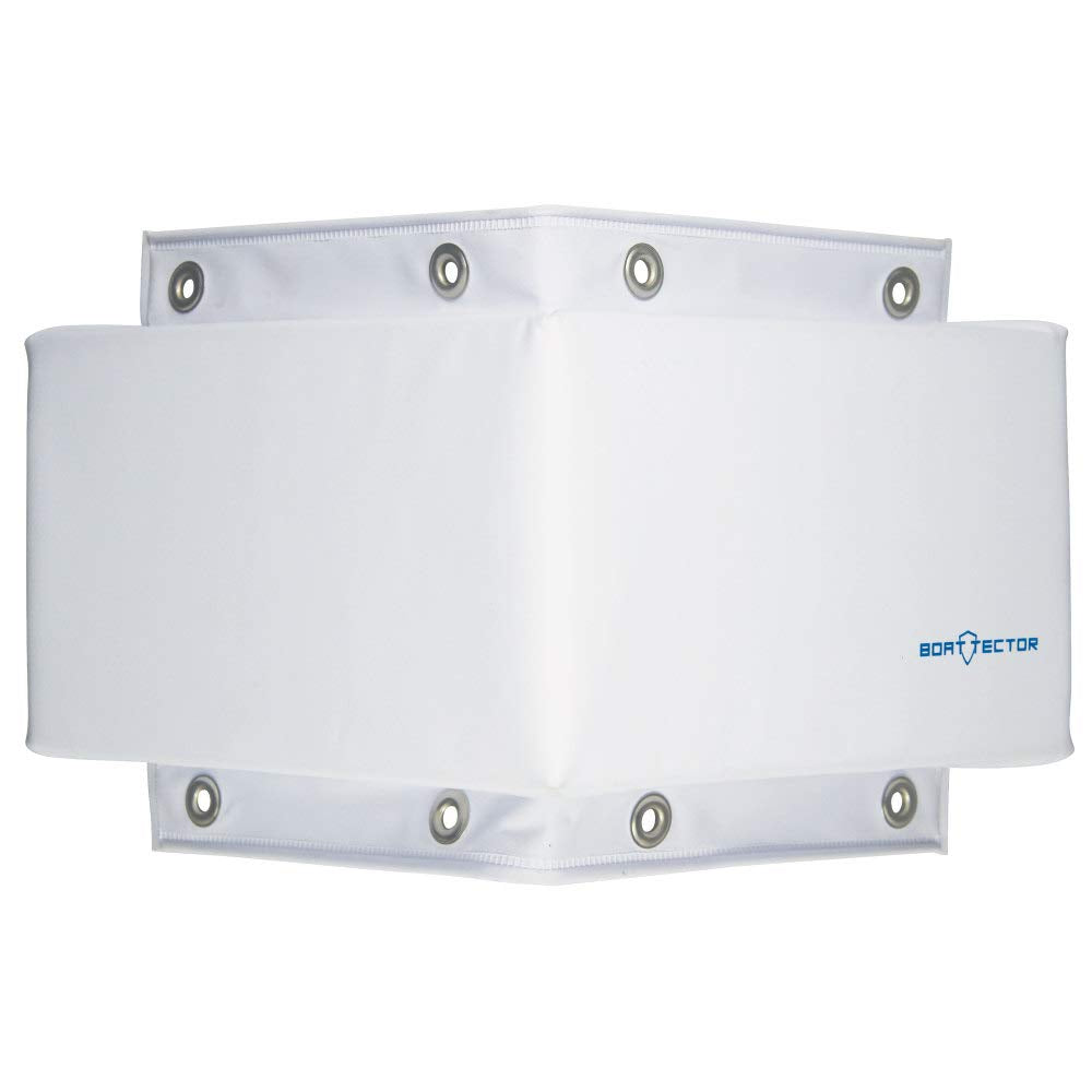 Extreme Max Parachoques de Muelle Grande, Esquina, Blanco, 30 x 30 x 15 x 10 cm 3006.7333
