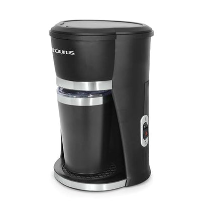 Cafetera Personal Taurus Capacidad de 300 ml Color Negra Modelo SEDNA-2000