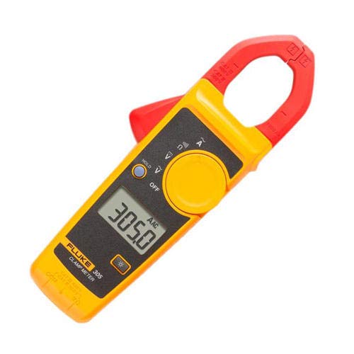 Fluke Pinza Amperimétrica 305 999 A CA Apertura de 30 mm Pantalla Retroiluminada, CAT IV 300 V/CAT III 600 V (Valor Medio)