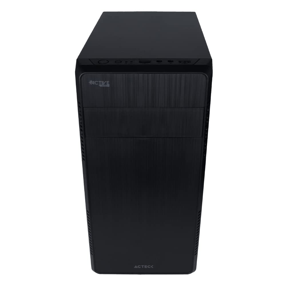 Gabinete Compacto Mini Torre Kioto GC240 / Micro Atx y Mini Itx Fuente de 500w + 1xUSB 3.0 + 2xUSB 2.0 + 1xVentilador Essential Series