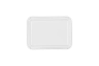 Le Creuset of America Heritage Stoneware Butter Dish, White