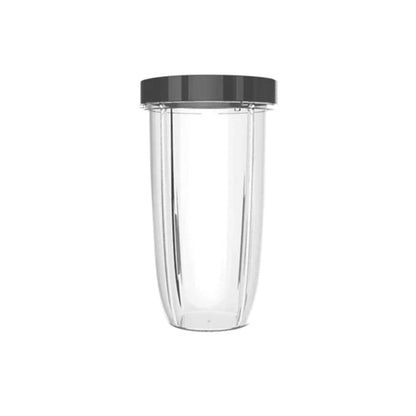 NutriBullet - Taza colosal de 32 onzas con anillo de labios estándar, 32 onzas, transparente/gris