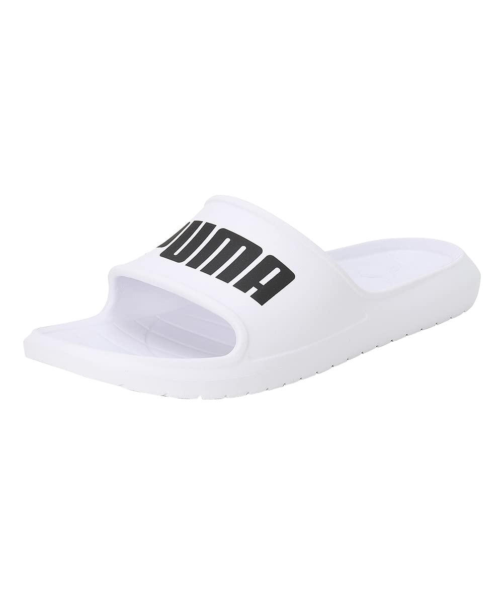 PUMA Tobogán Sandalias deslizantes para Unisex adulto - 26.0 cm - Blanco