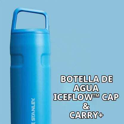 Stanley IceFlow Botella de Transporte 50 oz | Acero inoxidable reciclado, apta para actividades, diseño a prueba de fugas