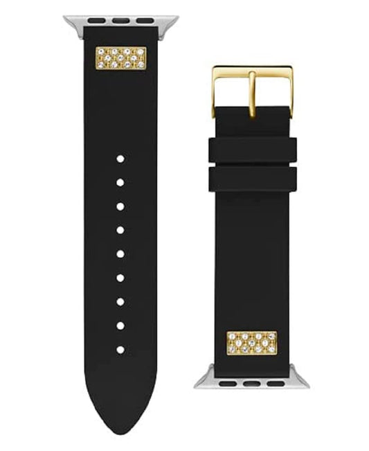 GUESS Mens smartwatch band compatible with Apple watch (42MM-44MM)