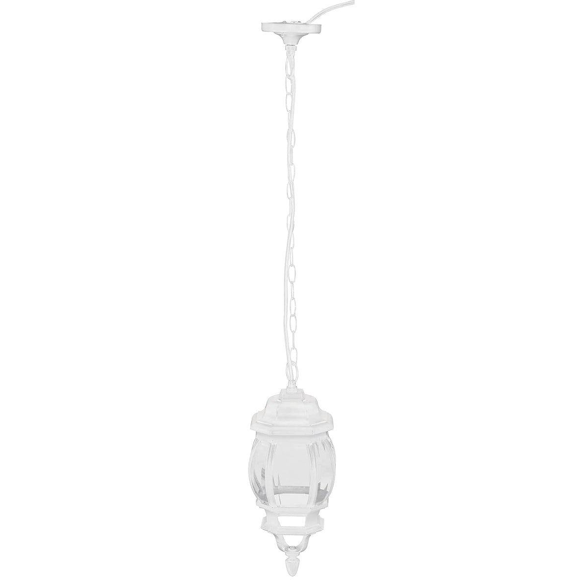 Colgante Farol Volteck para Exterior E26 - Blanco