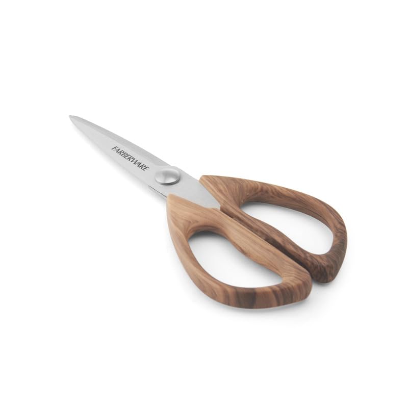Farberware 5221282 All Purpose Shear, Pecan Wood Handles
