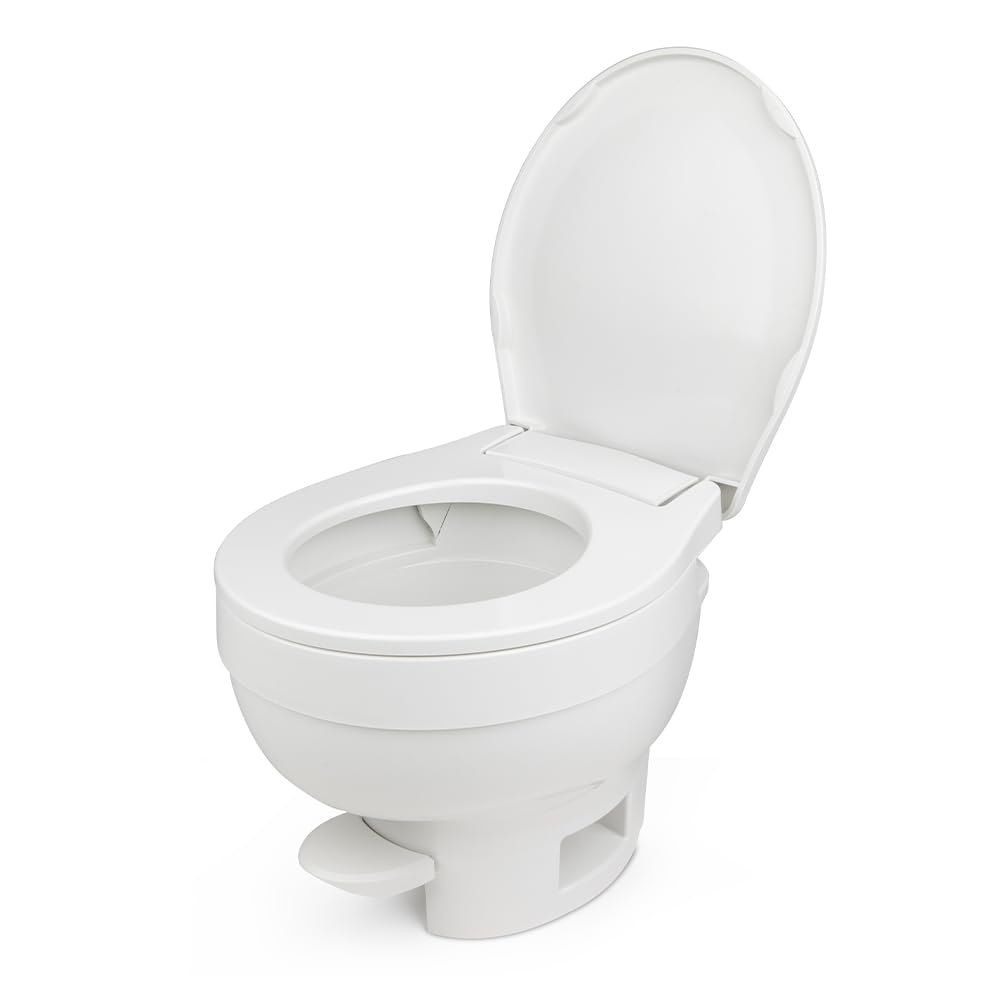 Thetford Aqua-Magic VI Baño de Perfil Alto para RV, Blanco, 31835