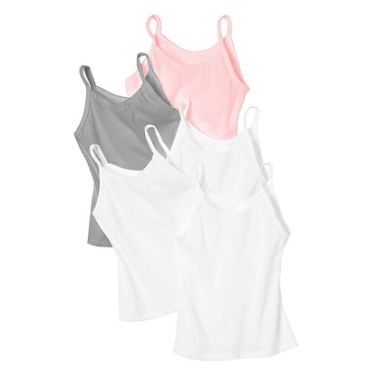 Hanes Camisola de algodón sin Etiquetas, Paquete múltiple para