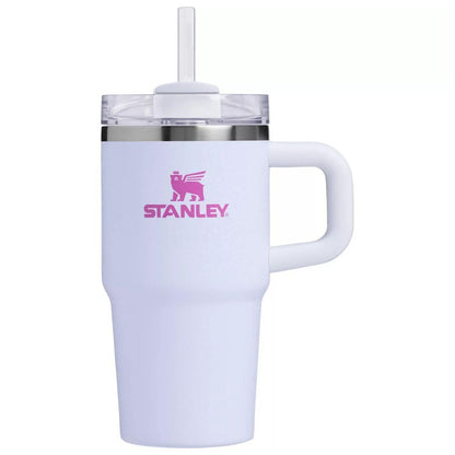 Stanley Quencher H2.O FlowState Vaso con Asa y Popote 591 ml - Blanco