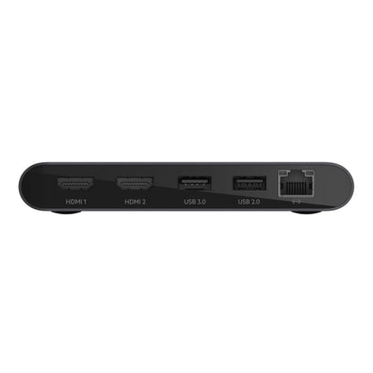 Belkin F4U098BT Minibase Dock HD Thunderbolt 3, Portátil, HD, Plateado