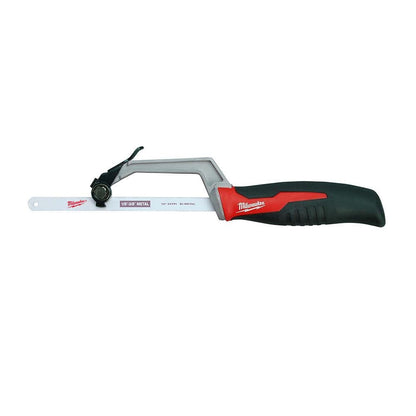 Milwaukee 48-22-0012 Sierra compacta operada a mano con cambio de hoja sin herramientas (hoja de 10 pulgadas incluida)