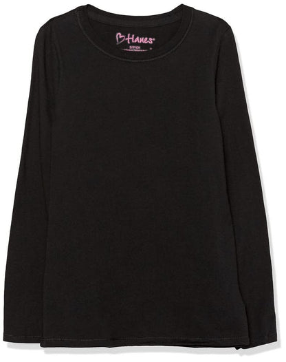 Hanes Comfortsoft - Playera de Manga Larga Playera para Niñas