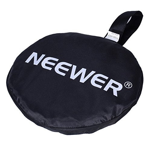 NEEWER 40"x60"/100x150cm Light Reflectors para Fotografía | 5 in 1 Plegable Multi Disc con Bolsa, Translucent, Plateado, Dorado, Negro, Blanco Difusor, para Studio, Iluminación Exterior