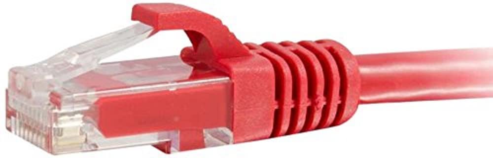 C2G Cable de Red Ethernet Cat6 sin Enganches - 10 Feet - 3.04 Meters - Rojo (Red)