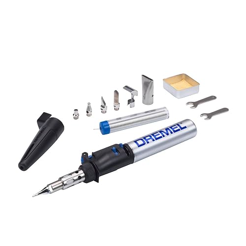 Dremel VersaTip Antorcha de Butano 2000-7 | Inalámbrico, precisión, gas butano, 7 accesorios, control de temperatura variable