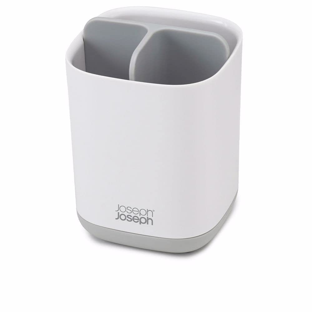 Joseph Joseph - Soporte organizador para cepillos de dientes 70509 EasyStore para baño, pequeño, gris - レギュラー - Gris - Blanco
