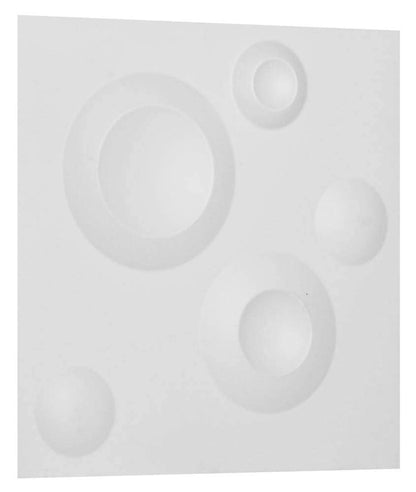 Ekena Millwork Cole EnduraWall Panel Decorativo 3D 11 7/8" x 11 7/8" Blanco