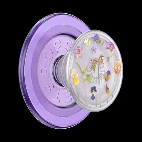 PopSockets MagSafe Empuñadura para Teléfono con Agarre Intercambiable - Campos Morados