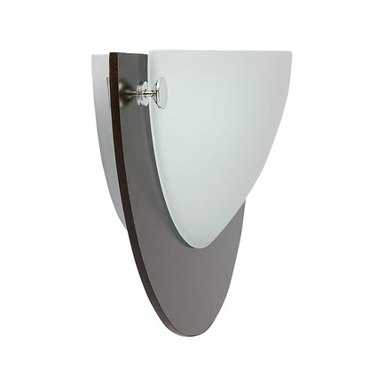 Tecnolite Lámpara Interior, Lámpara de Pared, Base E27, 100 - 240 Volts, Color Madera Oscuro