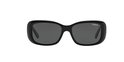Vogue Eyewear anteojos de sol para mujer, marco de Havana oscuro, lentes degradadas café polar, 55 mm