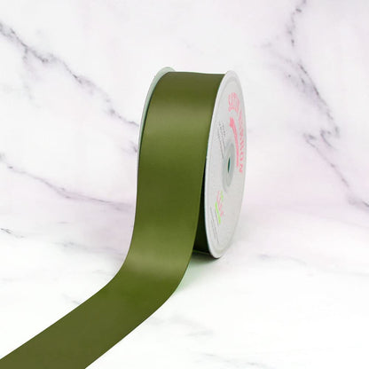 Creative Ideas Solid Satin Ribbon, 1-1/2-Inch by 50 Yard, Moss Green', Solid - Musgo verde - 1.5 x 1800 inches