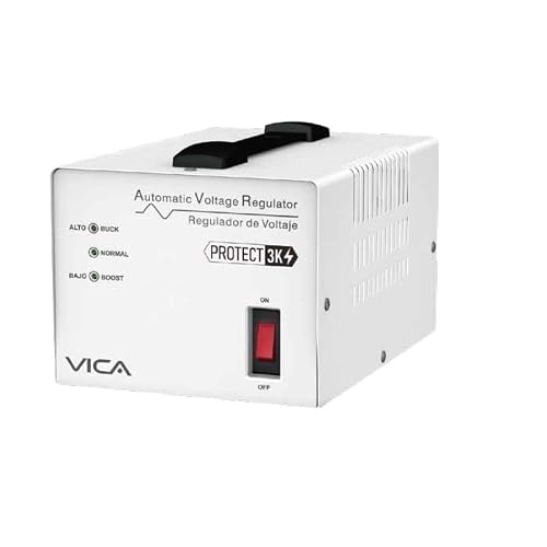 VICA REGULADOR 3KVA/1800W 4 Tomas P/LINEABLANCA, Leds (Protect 3K)