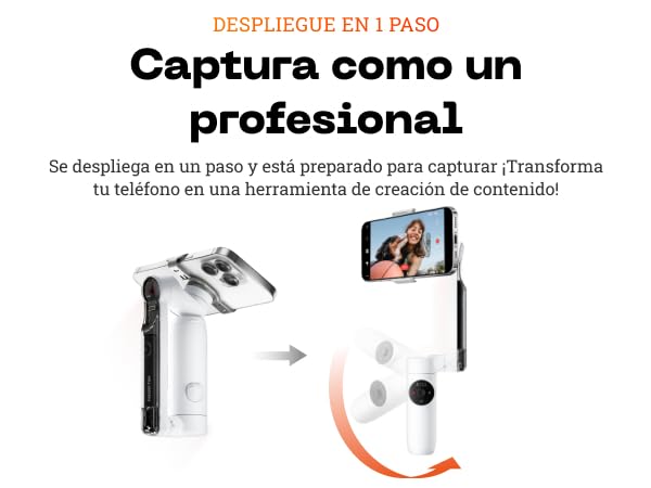 Insta360 Flow 2 AI Tracker Bundle - Gris Piedra