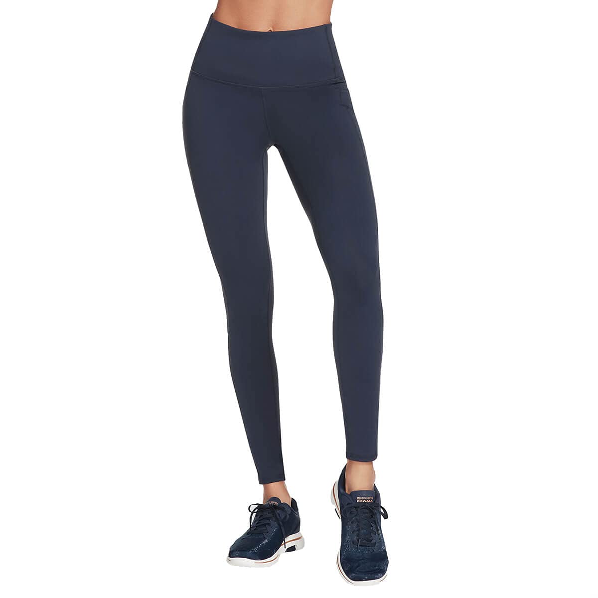 Skechers Go Walk Leggings de Cintura Alta para Mujer - M - azul marino