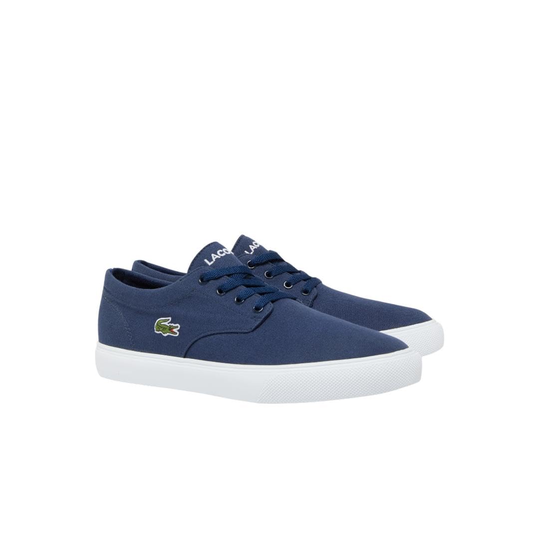 Lacoste Grip Base Sneaker Zapatillas para Hombre - 28.0 cm - Azul marino y blanco