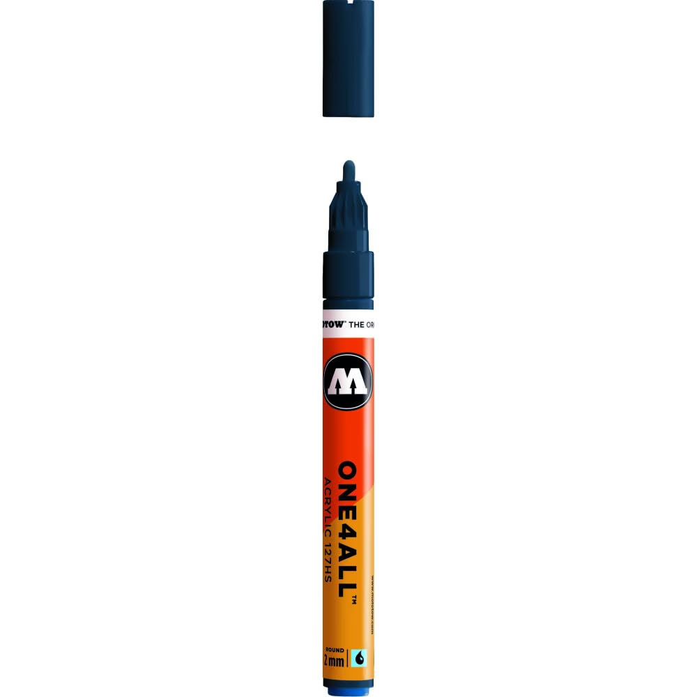 Molotow ONE4ALL Marcador Acrílico Recargable - 1.5 mm - Azul (Petrol)