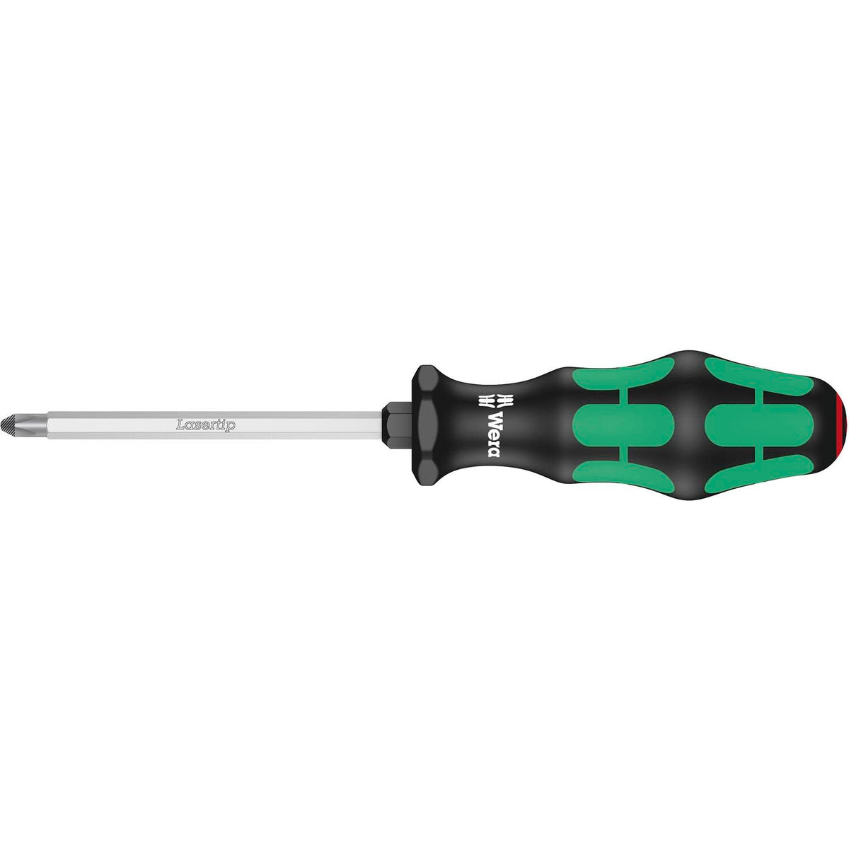 Wera 05008753001 Kraftform Plus 350 SK PH Destornillador Phillips, punta láser, cabeza PH 3, longitud de hoja de 6 pulgadas - Phillips, PH 3 Head, 6" Blade - Phillips