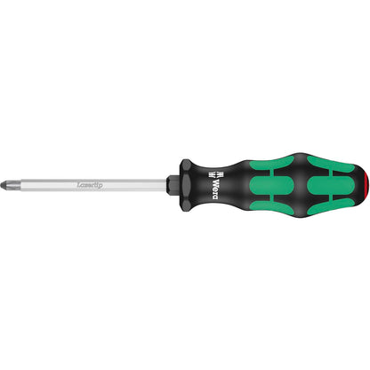 Wera 05008753001 Kraftform Plus 350 SK PH Destornillador Phillips, punta láser, cabeza PH 3, longitud de hoja de 6 pulgadas - Phillips, PH 3 Head, 6" Blade - Phillips