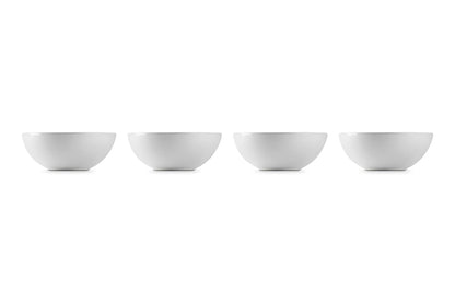 Le Creuset Juego de 4 cuencos de sopa, 22 onzas cada uno, color blanco