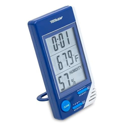 Traceable - AO-90080-06 termómetro rastreable con reloj, monitor de humedad y calibración