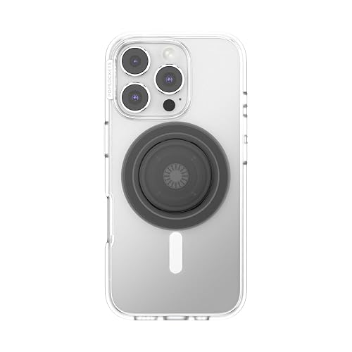 PopSockets - Soporte magnético para teléfono MagSafe, Color Negro | Desmontable, para Kindle, Android, iPhone, con imán, negro, accesorios electrónicos, para iPad/Kindle/iPhone/Android