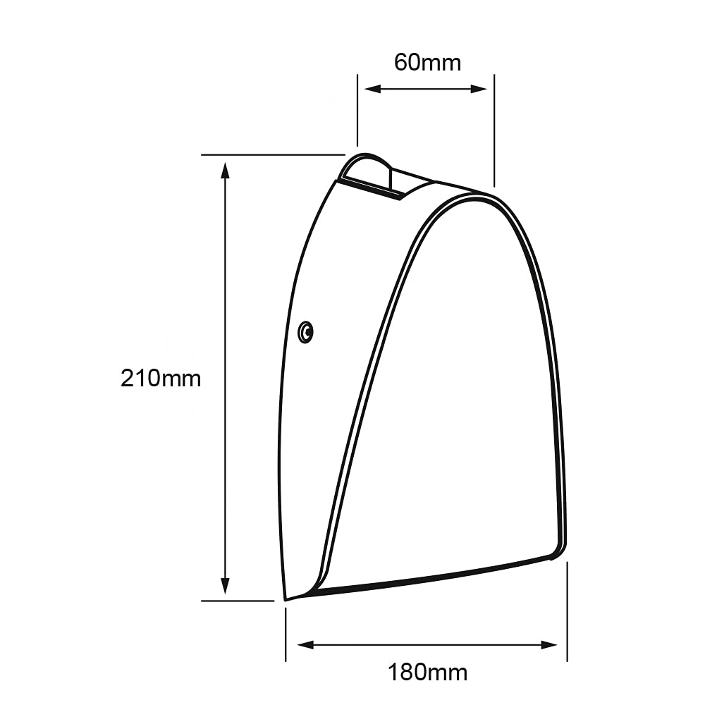 Tecnolite - Lámpara de exterior LED para sobreponer, 16 W, Luz Cálida Brillante