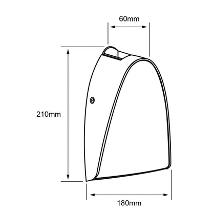 Tecnolite - Lámpara de exterior LED para sobreponer, 16 W, Luz Cálida Brillante