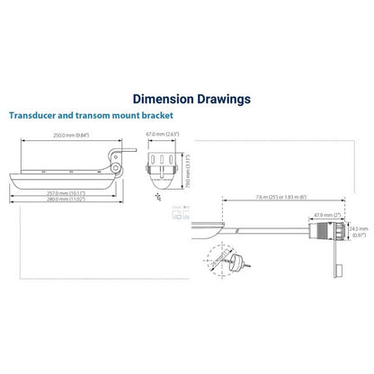 Lowrance Transductor 3 en 1 con Chirp, SideScan, Sonar DownScan, 000-14489-001