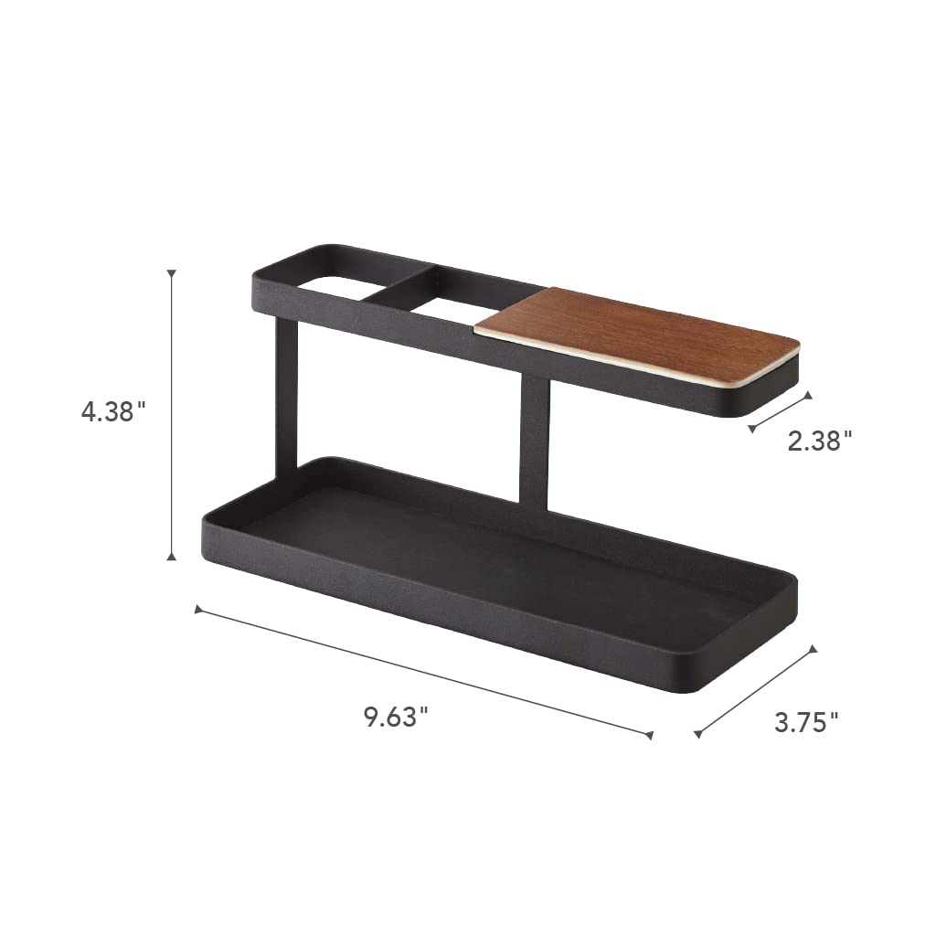 YAMAZAKI home Torre Desk Bar, Negro, 1 uds. por Paquete