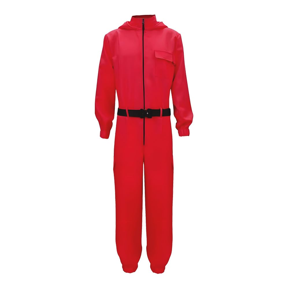 Disfraz para Adulto, Juego del Calamar, Netflix, Guardía, Talla Mediana
