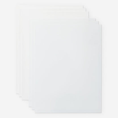 Cricut Papel Calcomanía Impermeable Tamaño Carta EE UU | Transparente, 6 Hojas, 8.5 x 11 pulgadas, Impresión De Inyección De Tinta