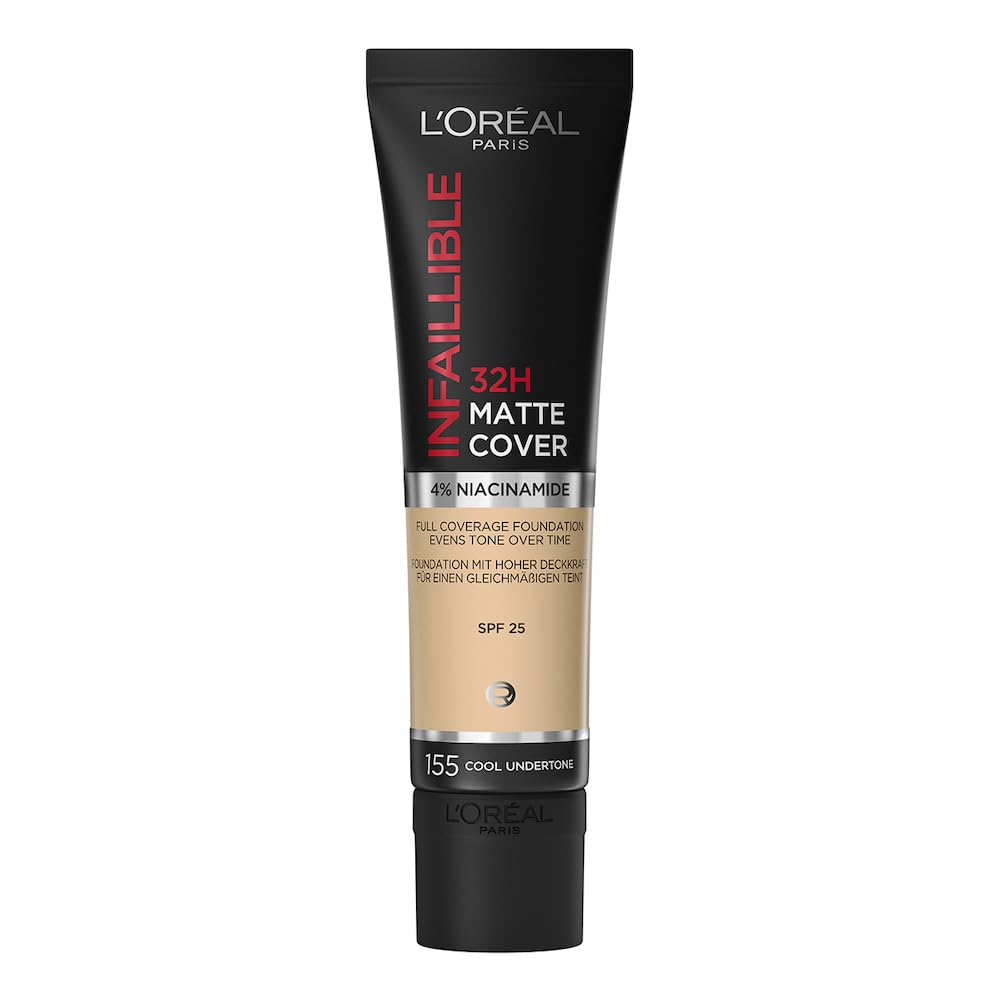 L'Oréal Paris Infallible 32H Matte Cover Base de Maquillaje Beige Doré - 155