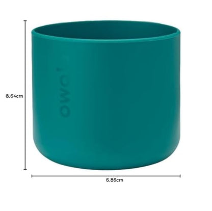 Owala Bote De Silicona Para Botella De Agua | Para botellas de acero inoxidable de 32 oz, color aguamarina, funda protectora antideslizante