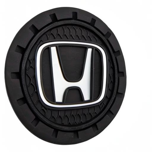 Plasticolor Posavasos de Plástico para Honda, Negro, 000675R01