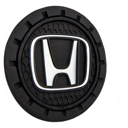 Plasticolor Posavasos de Plástico para Honda, Negro, 000675R01